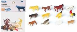 Wiky Figurine animale mini fermă 12 buc set 5 cm (WKW028575)