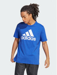 Adidas Tricou Essentials Single Jersey Big Logo T-Shirt IC9351 Albastru Regular Fit