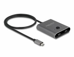 Delock USB 10 Gbps USB Type-C kapcsoló 2 az 1-ben Kétirányú 8K (11500)
