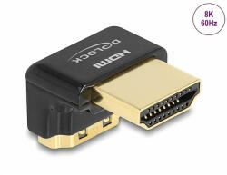 Delock HDMI adapter apa - anya 90 fok lefelé néző csatlakozódugóval 8K 60 Hz fém (60016) - dellaprint