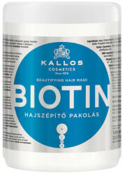  Masca de par Biotin pentru regenerare Kallos, 1000 ml