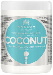  Masca de par Cocos pentru par uscat, fragil Kallos, 1000 ml