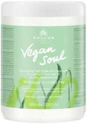  Masca de par Vegan Soul nutritiv cu Alge marine si Ulei de Avocado pentru par uscat Kallos, 1000 ml