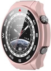 CAPAC COMPLET PC Husa din plastic cu sticla Huawei Watch Ultimate roz
