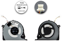 Forcecon Dell Inspiron 15 (7577) gyári új CPU hűtő ventilátor, beszerelési lehetőséggel, (DFS2000054H0T FJQS)