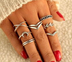 Jewelry & Watches inel (set 7 buc) JEWELRY & WATCHES - Silver - P33