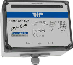 J. Pröpster 317751 TF előszerelt csatlakozódoboz, 1+2-es típus, 1MPP, IP65, 1500V ( J. Pröpster 317751 ) (317751)