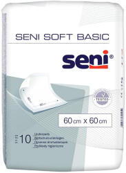 *Seni Aleze igienice de protectie Seni Soft Basic, 60x60 cm, 10 bucati