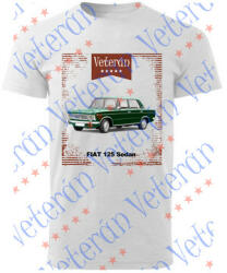  Veterán autós póló - Fiat 125 Sedan (00019)