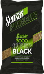 SENSAS takarmánykeverék 3000 Feeder Super Black 1kg