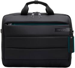 BestLife Geanta BESTLIFE CPlus, 33x41x9cm, compartiment tableta si laptop 15.6 inch, negru/gri petrol (BL-BBC-3335P) - vexio Valiza