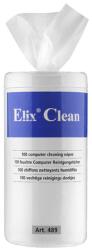 Elix clean Servetele umede pentru curatare monitoare TFT/LCD/notebook, 100/tub, ELIX Clean (ECS-489100) - vexio