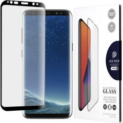 Dux Ducis Folie pentru Samsung Galaxy S8 - Dux Ducis Tempered Glass - Black (KF233191) - vexio