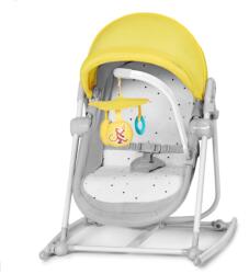 KinderKraft Unimo up 5in1 bölcső-babaágy-hinta-pihenőszék-szék sárga