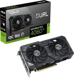 ASUS GeForce RTX 4060 Ti Dual OC 8GB GDDR6 128bit (DUAL-RTX4060TI-O8G/90YV0J40-M0NA00) Videokártya