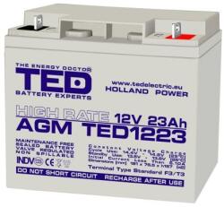 Ted Electric Acumulator AGM VRLA High Rate F3 / T3 (TED003348 12V 23Ah T3)