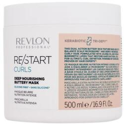 Revlon Re/Start Curls Deep Nourishing Buttery Mask tápláló hajpakolás göndör és hullámos hajra 500 ml nőknek