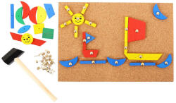 Bigjigs Toys Set de creatie - Forme din lemn (5230) - babyneeds - 53,10 RON
