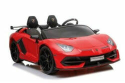 LeanToys Masinuta electrica pentru copii, Lamborghini Aventador Rosu, cu telecomanda, 2 motoare, greutate maxima 50 kg, 8282 - babyneeds