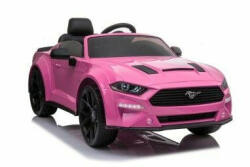 LeanToys Masinuta electrica pentru copii, Ford Mustang Roz, cu telecomanda, 2 motoare, greutate maxima 30 kg, 8289 - babyneeds