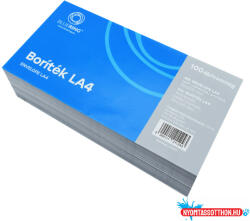 Boríték LA4, öntapadó bélésnyomott Bluering®, fehér 100db/csom (47693)