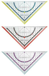 Herlitz my. pen 25cm-es színes háromszögvonalzó (11367976)