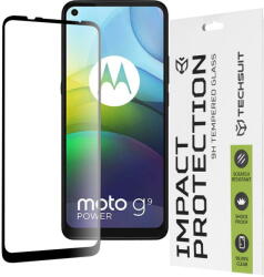 Techsuit Folie pentru Motorola Moto G9 Power - Techsuit 111D Full Cover / Full Glue Glass - Black (KF235630) - vexio