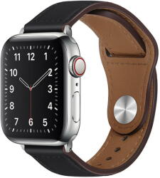 Techsuit Curea barbati pentru Apple Watch 1/2/3/4/5/6/7/8/SE/SE 2 (38/40/41mm) - Techsuit Watchband (W033) - Black (KF239822) - vexio