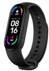 Techsuit Curea pentru Xiaomi Mi Band 5 / 5 NFC / 6 / 6 NFC / Amazfit Band 5 - Techsuit Watchband (W013) - Black (KF238572) - vexio