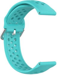 Techsuit Curea pentru Samsung Galaxy Watch (46mm) / Gear S3, Huawei Watch GT / GT 2 / GT 2e / GT 2 Pro / GT 3 (46 mm) - Techsuit Watchband 22mm (W004) - Turquoise (KF239506) - vexio