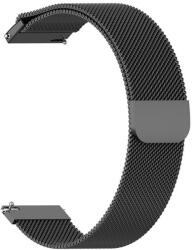 Techsuit Curea pentru Samsung Galaxy Watch (46mm) / Gear S3, Huawei Watch GT / GT 2 / GT 2e / GT 2 Pro / GT 3 (46 mm) - Techsuit Watchband 22mm (W009) - Black (KF239493) - vexio