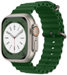 Techsuit Curea pentru Apple Watch 1/2/3/4/5/6/7/8/SE/SE 2 (38/40/41mm) - Techsuit Watchband (W038) - Army Green (KF2310820) - vexio