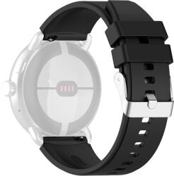 Techsuit Curea pentru Pixel Watch, Samsung Galaxy Watch 4/5, Huawei Watch GT 3 (42mm)/GT 3 Pro (43mm) - Techsuit Watchband 20mm (W026) - Black (KF2311510) - vexio