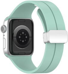 Techsuit Curea pentru Apple Watch 1/2/3/4/5/6/7/8/SE/SE 2/Ultra (42/44/45/49mm) - Techsuit Watchband (W011) - Teal Green (KF2313765) - vexio