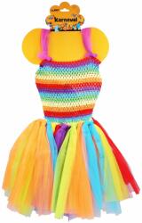 WIKY Set de carnaval - prințesă colorată (WKW026080) Costum bal mascat copii