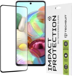 Techsuit Folie pentru Samsung Galaxy A71 4G / A71 5G / M51 / Note 10 Lite - Techsuit 111D Full Cover / Full Glue Glass - Black (KF235621) - pcone