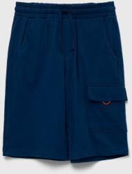 United Colors of Benetton pantaloni scurți din bumbac pentru copii culoarea albastru marin, talie reglabila PPYX-SZB04T_59X