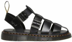 Dr. Martens sandale de piele Garin femei, culoarea negru, DM30766001 DM30766001-Black PPYX-OBD3JM_99X