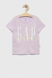 GAP tricou de bumbac pentru copii culoarea violet PPYX-TSG0L3_04X