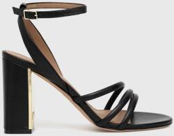 Boss sandale de piele Mandy Ch. Sandal 90-N culoarea negru, 50493063 PPYX-OBD3FL_99X