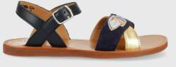 Pom D'api sandale din piele pentru copii culoarea albastru marin PPYX-OBG18L_59X