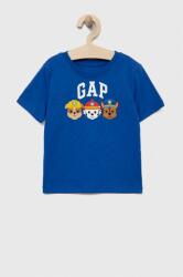 GAP tricou copii x Paw Patrol culoarea albastru marin, cu imprimeu PPYX-TSB0LZ_59X