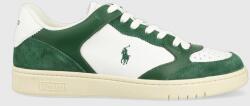Ralph Lauren sneakers din piele POLO CRT LUX culoarea verde, 809892284003 PPYX-OBM2I6_77X