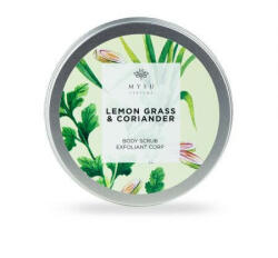  Exfolian pentru corp, Lemongrass si Corioander, 185 ml, Mysu Parfume