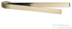 SAPHO PIRENEI mozgatható dupla törölközőtartó, 350mm, arany (PI2387) (PI2387)