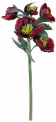Leonardo NATALE karácsonyi rózsa 29cm, sötét piros