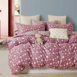 Pucioasa Lenjerie pat percale din bumbac 100%, 6 piese, Pucioasa, Floricele 5 Lenjerie de pat