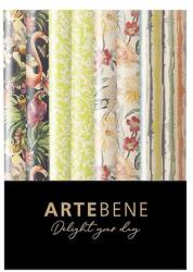  Artebene tekercses csomagolópapír (70x300 cm) virágmintás, 5-féle, Finest Poppies (3) (140479)