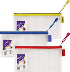 Snopake EVA Mesh Zippa Bag (24x13 cm) - tároló tasak zipzárral - színes DL (SNP15817)