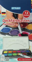 Stylex festékkészlet 12db-os +1db fehér tempera (28178)